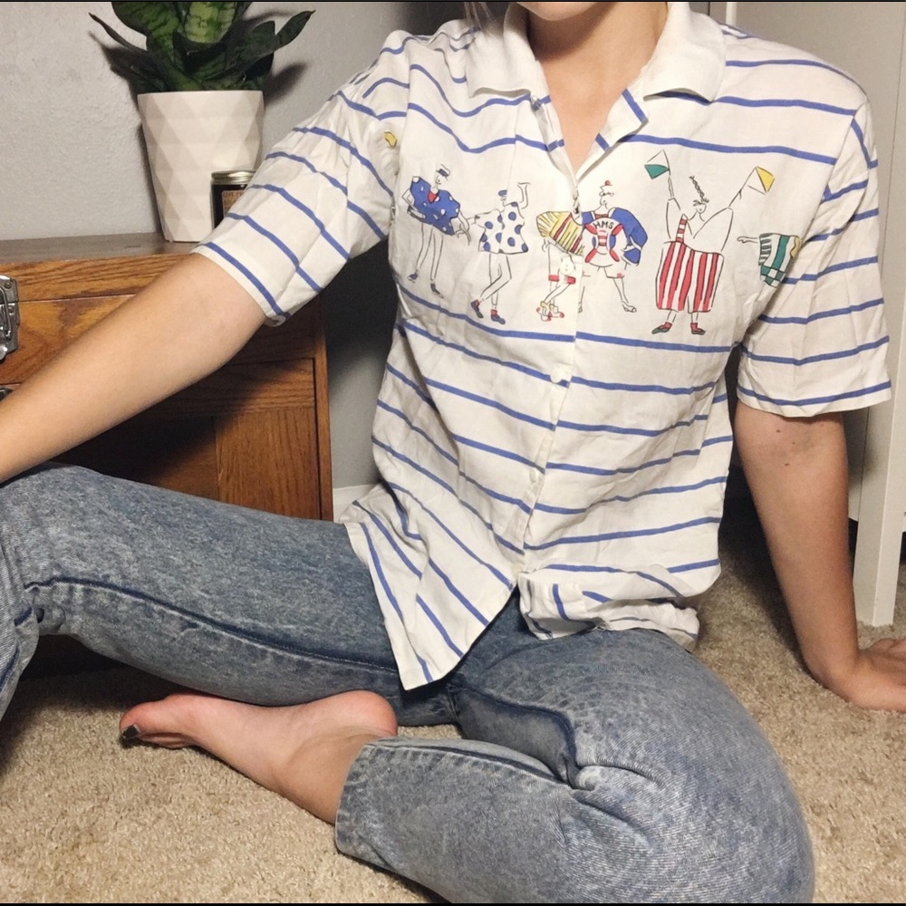 Vintage Button Up Shirt - Picture 2 of 5